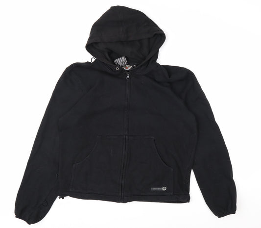 Harley-Davidson Men's Black Full Zip Hoodie M Classic Biker Style