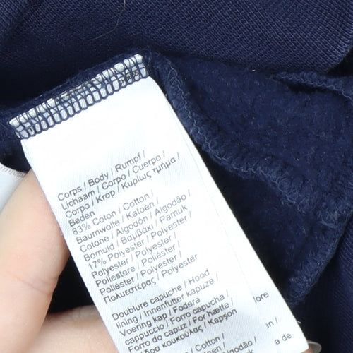 Lacoste Sport Men's Blue Full Zip Hoodie Size M Regular Fit