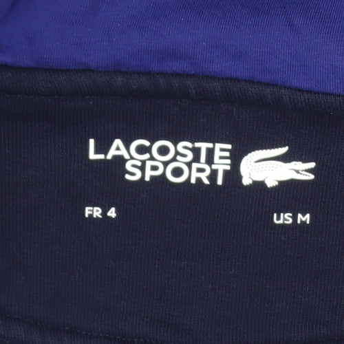 Lacoste Sport Men's Blue Full Zip Hoodie Size M Regular Fit