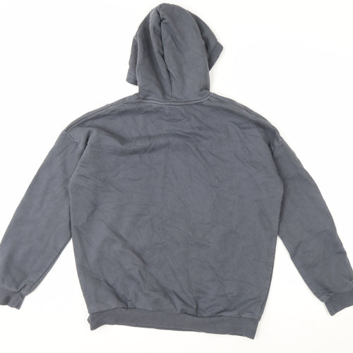 Marks and Spencer Boys Grey Among Us Pullover Hoodie 14-15 Years Cotton Blend