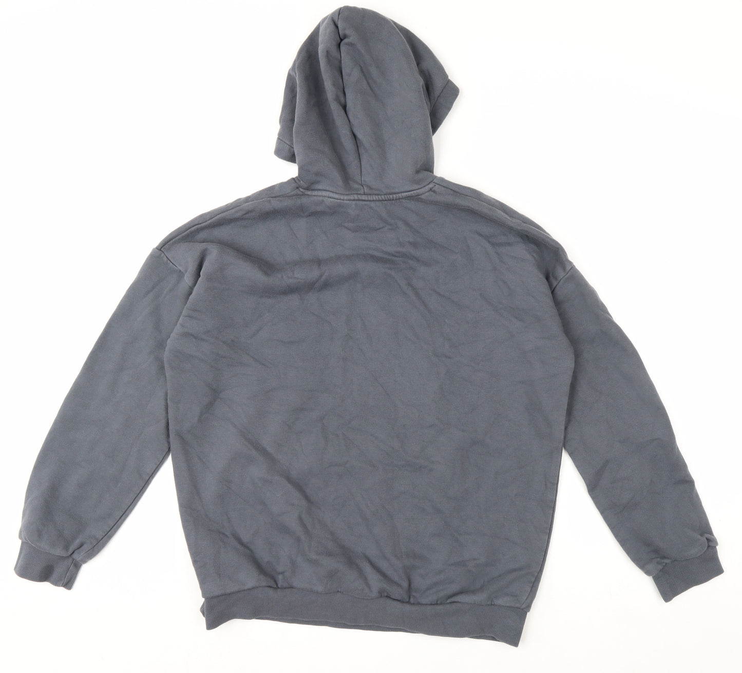 Marks and Spencer Boys Grey Among Us Pullover Hoodie 14-15 Years Cotton Blend