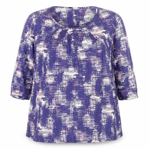 Marks and Spencer Women’s Purple Geometric Tunic Blouse Size 20
