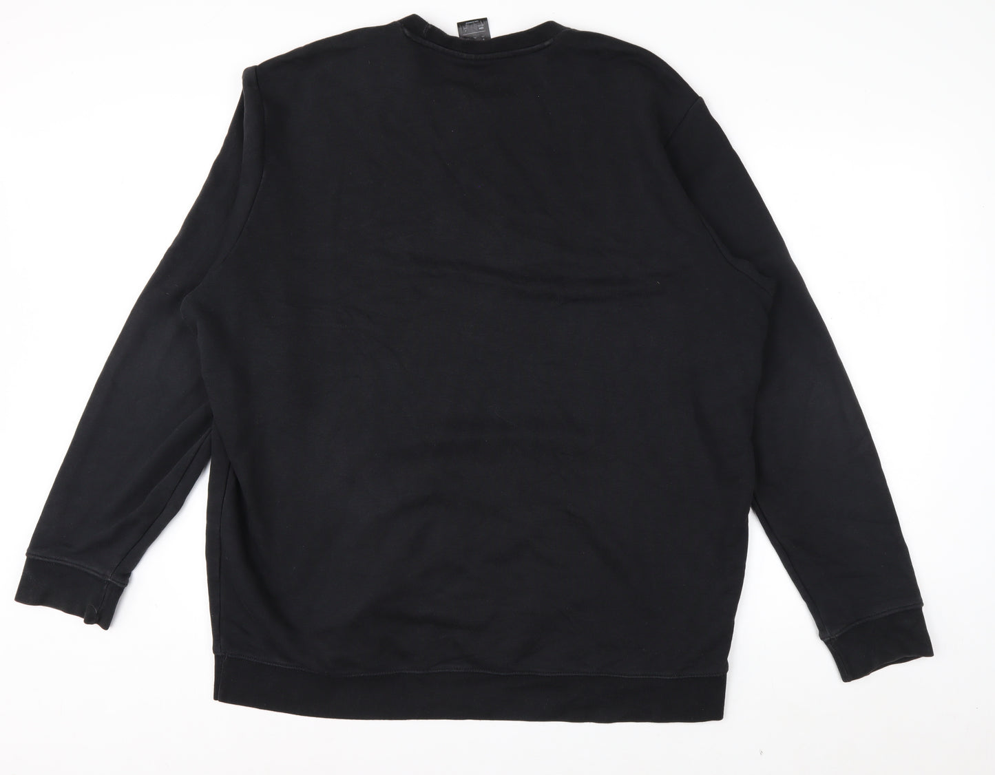 Adidas Men's Black 2XL Pullover Crew Neck Sports Sweatshirt