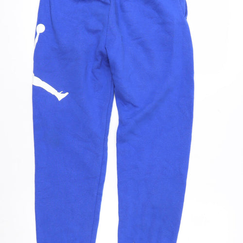 Jordan Boys Blue Jogger Sweatpants 12-13 Years Fleece Activewear Trousers
