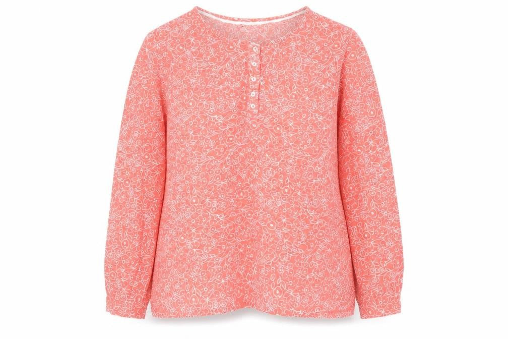 Marks and Spencer Women’s Orange Floral Tunic Blouse Size 18