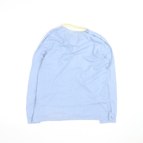Crew Clothing Company Womens Blue Long Sleeve Polo Shirt Size 14