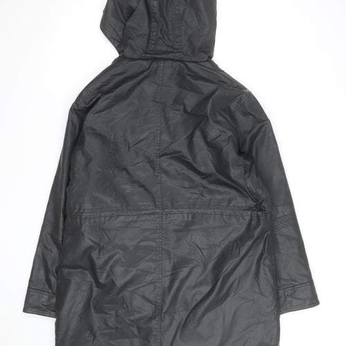 Marks and Spencer Women’s Black Hooded Parka Coat Size 14
