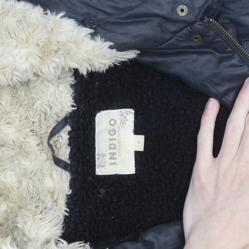 Marks and Spencer Women’s Black Hooded Parka Coat Size 14