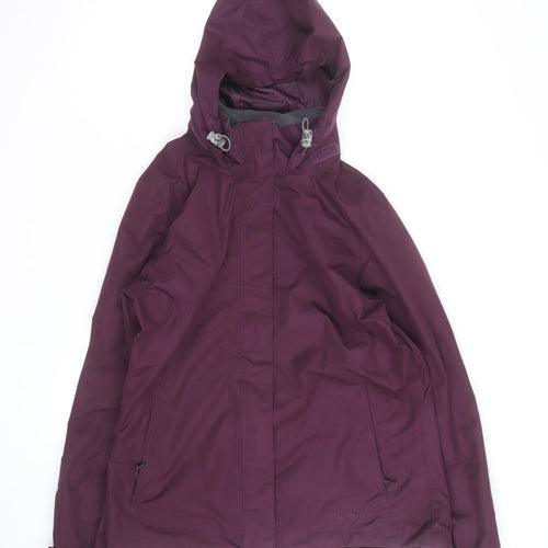 Peter Storm Womens Purple Waterproof Hooded Jacket Size 12