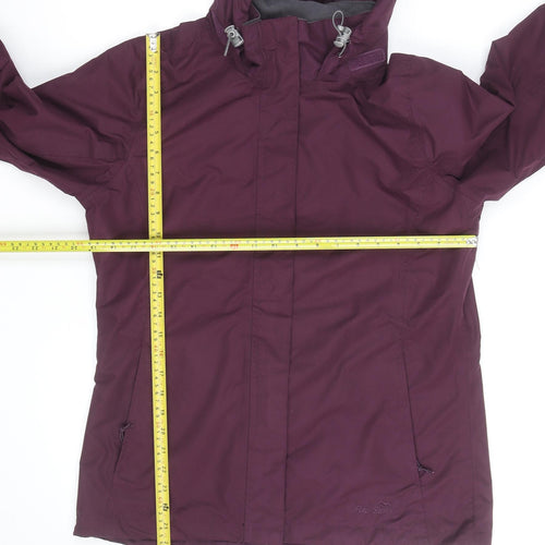 Peter Storm Womens Purple Waterproof Hooded Jacket Size 12