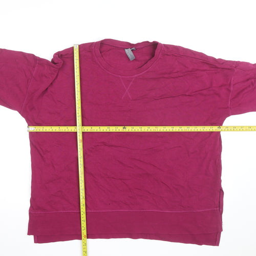 Sweaty Betty Womens Purple Long Sleeve Pullover Sweatshirt Size L
