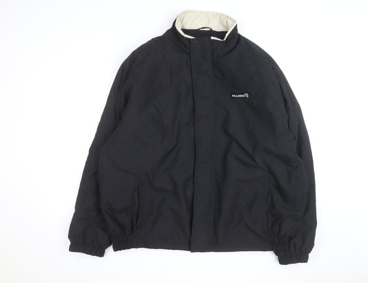 Palmer Men's Black XL Winter Puffer Jacket Polyester Stand-Up Collar