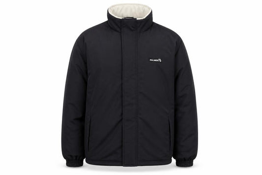 Palmer Men's Black XL Winter Puffer Jacket Polyester Stand-Up Collar