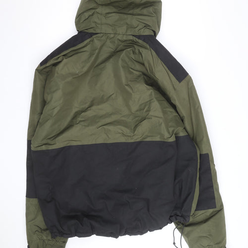 Crivit Men's Green Hooded Winter Parka Jacket Size L Outdoor Coat