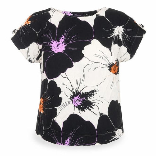 Next Women’s Multicoloured Floral Cotton Viscose Tunic Top Size 12