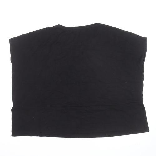 COS Women's Black Cotton Sleeveless Pullover Jumper M