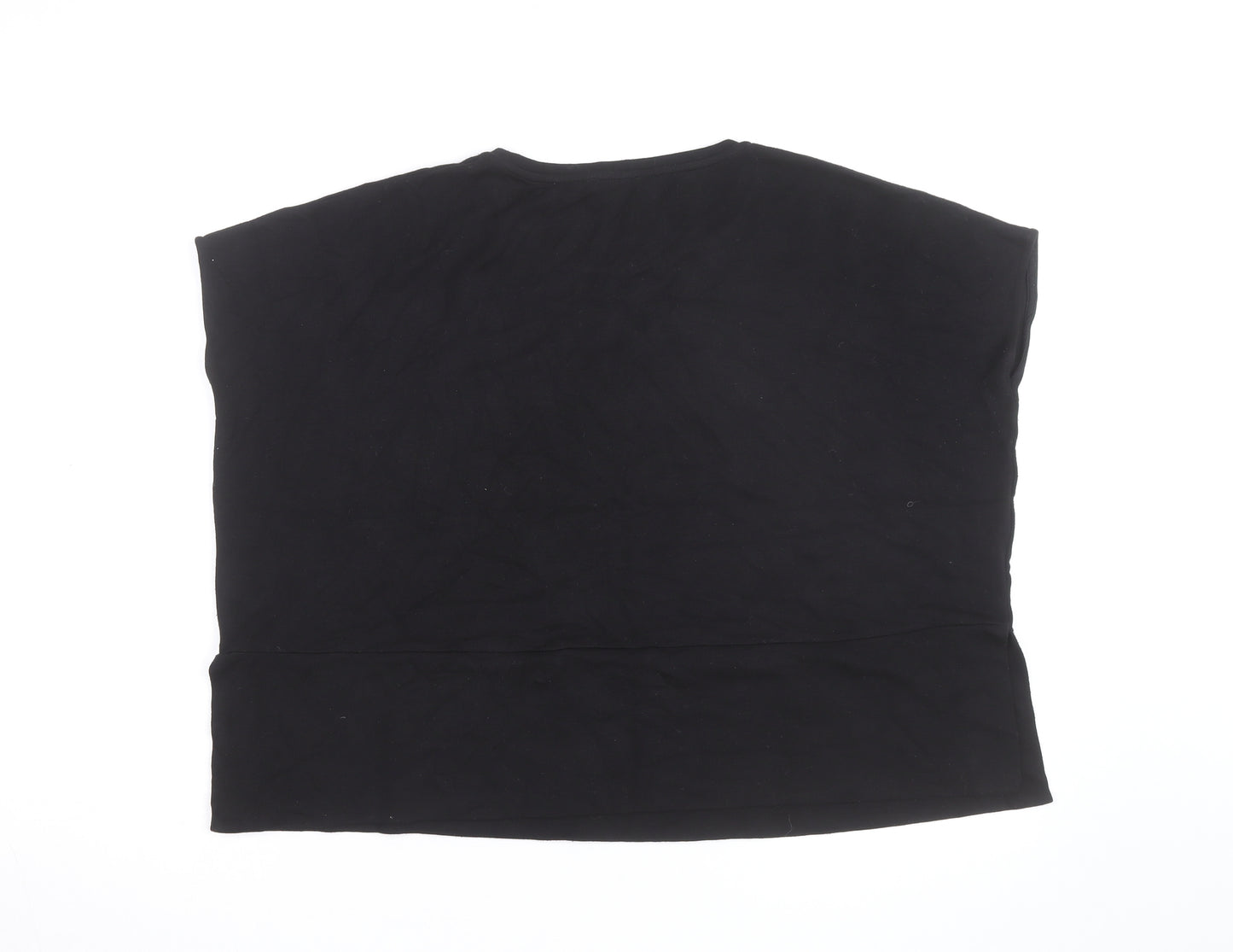 COS Women's Black Cotton Sleeveless Pullover Jumper M