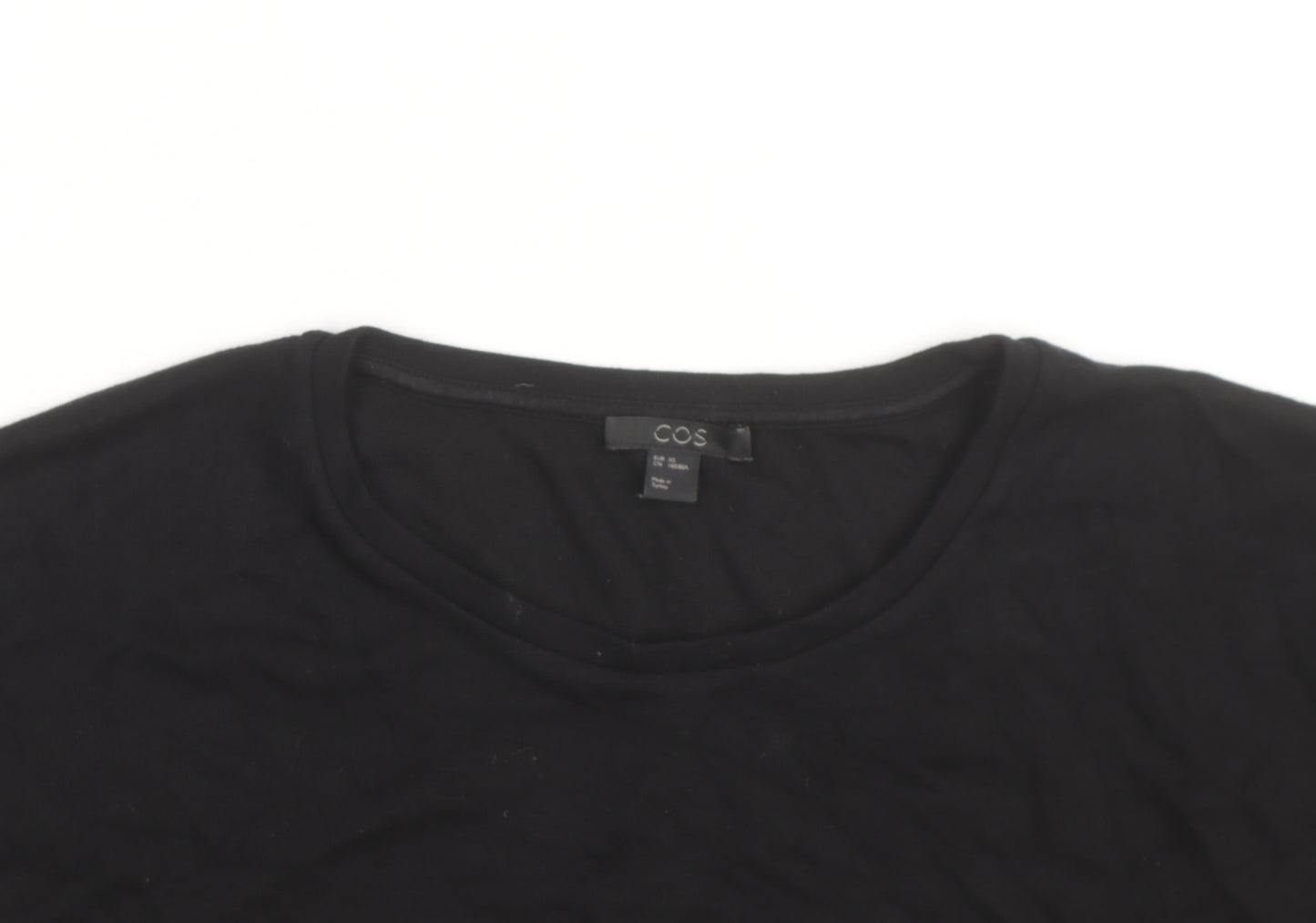 COS Women's Black Cotton Sleeveless Pullover Jumper M