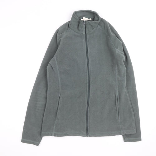 Mountain Warehouse Womens Grey Fleece Full Zip Jacket Size 12