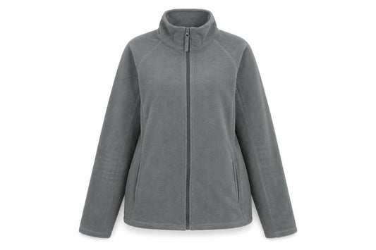 Mountain Warehouse Womens Grey Fleece Full Zip Jacket Size 12