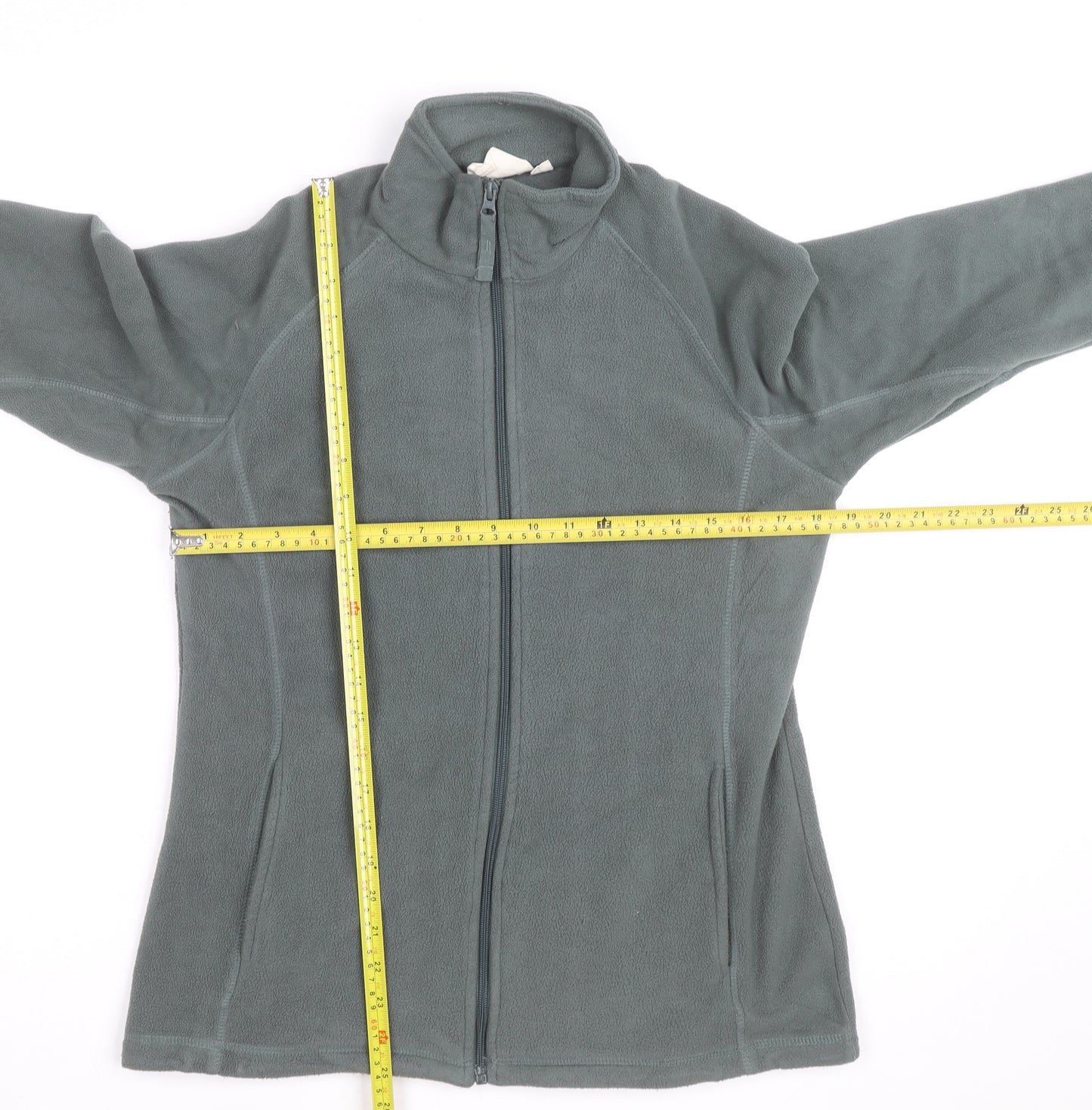 Mountain Warehouse Womens Grey Fleece Full Zip Jacket Size 12