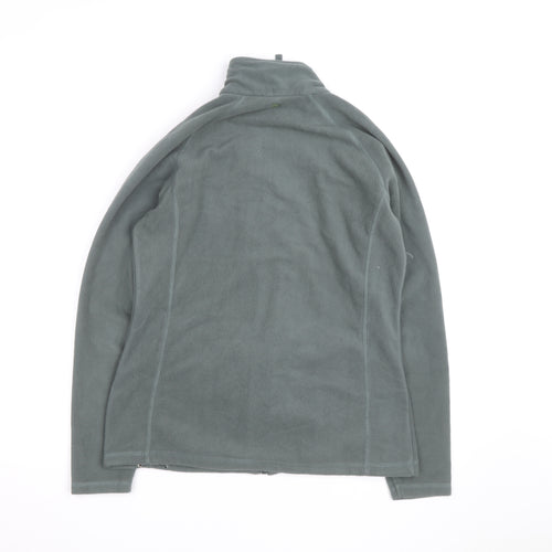 Mountain Warehouse Womens Grey Fleece Full Zip Jacket Size 12