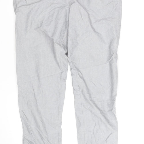 Jasper Conran Men's Grey Chino Trousers 34L Regular Fit