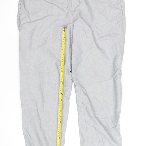 Jasper Conran Men's Grey Chino Trousers 34L Regular Fit