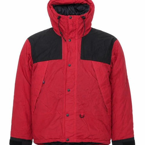 Purple Point Men's Red Waterproof Hooded Parka Jacket Size M