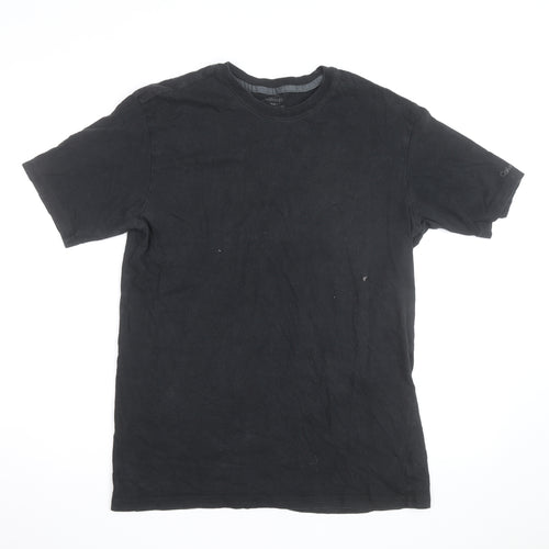 Calvin Klein Men's Black Cotton Crew Neck T-Shirt Size L