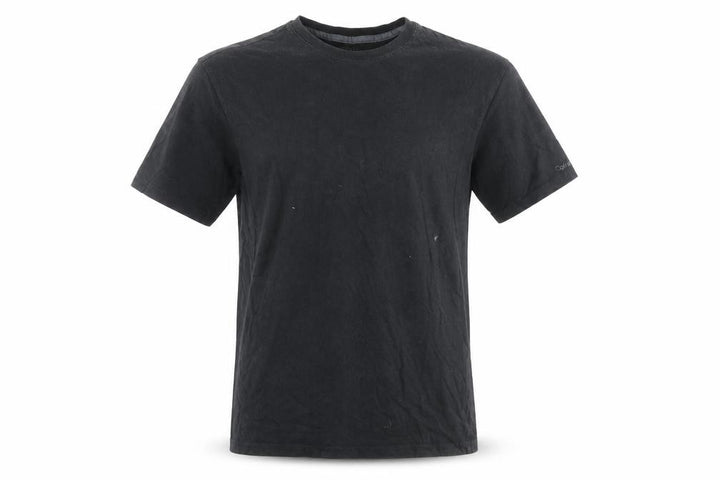Calvin Klein Men's Black Cotton Crew Neck T-Shirt Size L