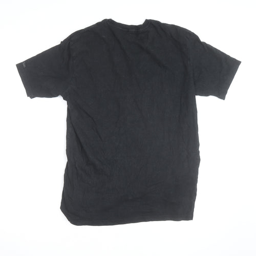 Calvin Klein Men's Black Cotton Crew Neck T-Shirt Size L