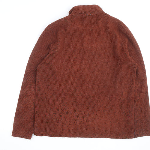 Craghoppers Men's Brown Fleece Full Zip Jacket Size M Regular Fit