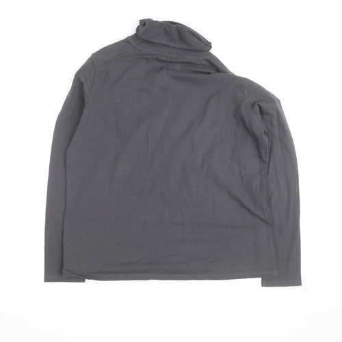Rupert & Buckley Men's Grey Roll Neck Long Sleeve Pullover Sweatshirt M