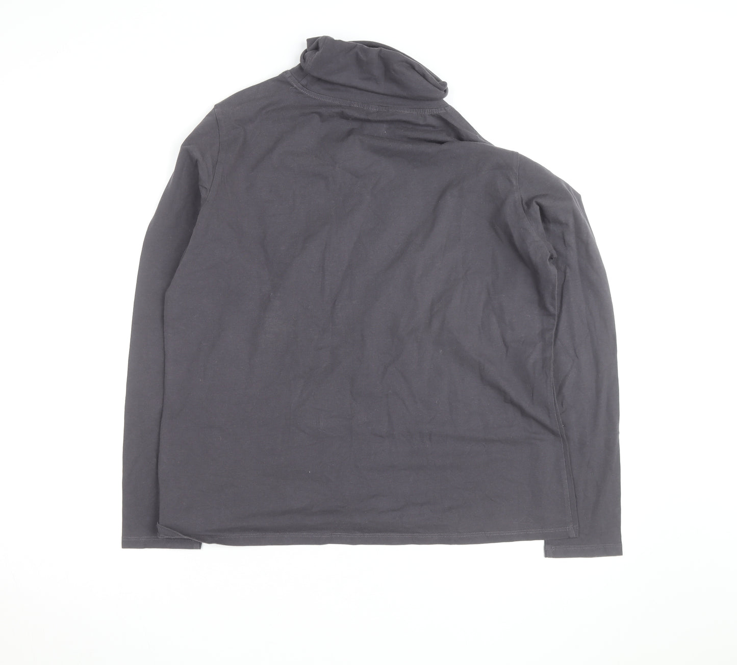 Rupert & Buckley Men's Grey Roll Neck Long Sleeve Pullover Sweatshirt M