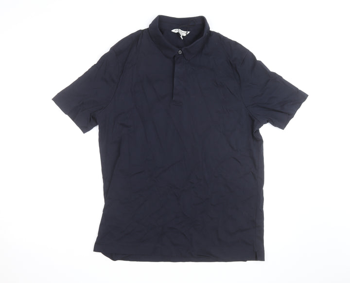 Marks and Spencer Autograph Men's Black Supima Cotton Polo Shirt L