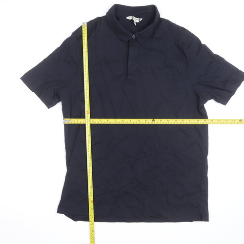 Marks and Spencer Autograph Men's Black Supima Cotton Polo Shirt L