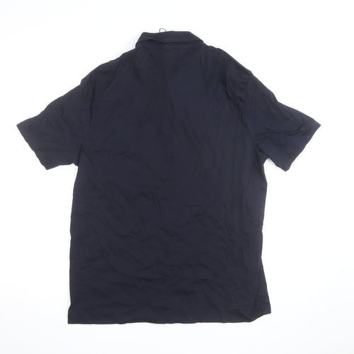 Marks and Spencer Autograph Men's Black Supima Cotton Polo Shirt L