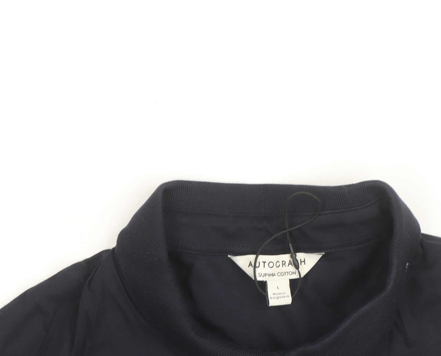 Marks and Spencer Autograph Men's Black Supima Cotton Polo Shirt L