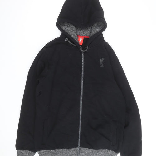 LFC Men's Black Full Zip Hoodie Size L Fleece Lined