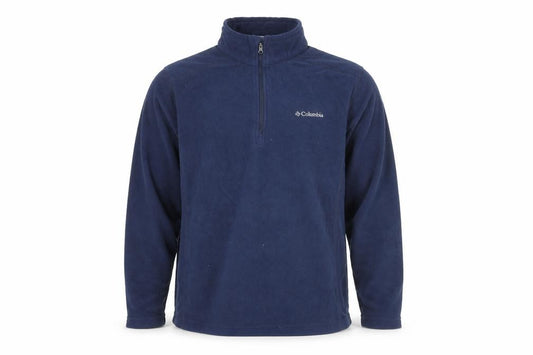 Columbia Men's Blue Fleece 1/4 Zip Pullover Sweatshirt Size L