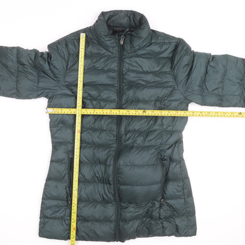 32 Degrees Heat Men's Green Puffer Jacket Size S Lightweight Down