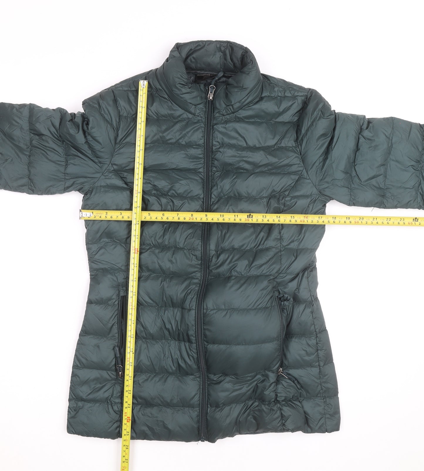 32 Degrees Heat Men's Green Puffer Jacket Size S Lightweight Down