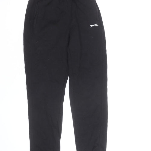 Slazenger Men's Black XS Jogger Sweatpants with Elastic Waist