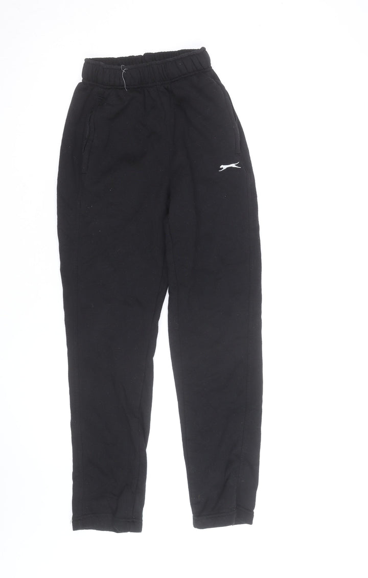 Slazenger Men's Black XS Jogger Sweatpants with Elastic Waist