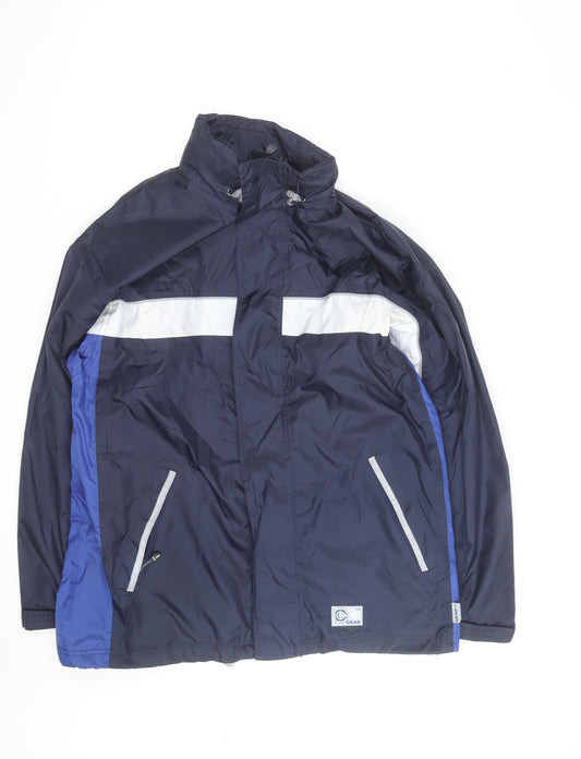 TCM Gear Men's Blue Windbreaker Jacket L Waterproof Outdoor