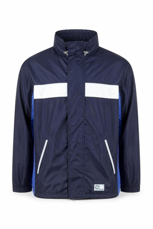 TCM Gear Men's Blue Windbreaker Jacket L Waterproof Outdoor