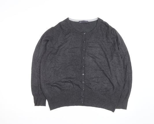 Marks and Spencer Women’s Grey Cashmere Cardigan Size 16