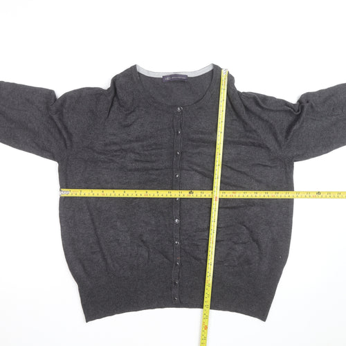 Marks and Spencer Women’s Grey Cashmere Cardigan Size 16