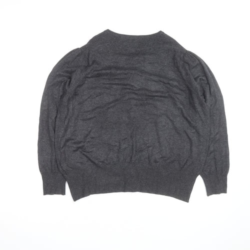 Marks and Spencer Women’s Grey Cashmere Cardigan Size 16